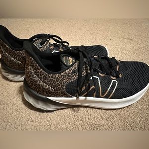 New Balance Athletic Shoes leopard print